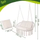 Divvietīgas šūpoles ligzda Gardlov 300kg, krēmkrāsas