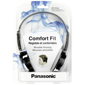 Panasonic RP-HT010EA Vadu Uzliekamās Austiņas Pelēkas/Zilas
