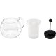 Bodum ASSAM tējas prese ar plastmasas filtru, 0.5L, melna