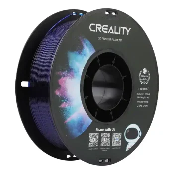 3D printera kvēldiegs Creality CR-PETG 1.75mm 1kg, caurspīdīgi zils