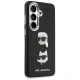 Karl Lagerfeld Saffiano Double Heads Metal vāciņš Samsung Galaxy S26, melns