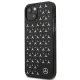 Чехол Mercedes для iPhone 13 mini Silver Stars Pattern, черный