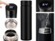 Viedais Termoss Termokrūze ar LCD Displeju un Temperatūras Sensoru, 0,5L | Smart Thermal Mug Bottle Thermos Flask