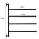 Black Loft Style Bathroom Towel Rack Ruhhy 24474