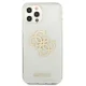 Guess iPhone 12 Pro Max vāciņš Glitter 4G Big Logo, caurspīdīgs
