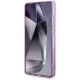Guess Glitter Flowers MagSafe Case for Samsung Galaxy S25 Ultra, Purple
