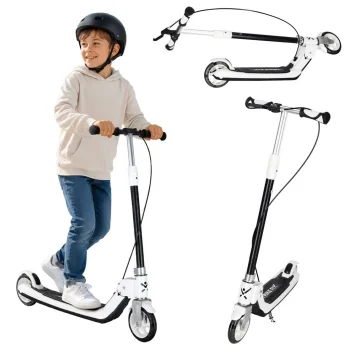 Складной детский двухколесный самокат Trike Fix со светящимися LED...