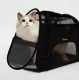 Suņu, kaķu, dzīvnieku pārnesāšanas transportēšanas soma, Melns | Cat Dog Carrier Bag