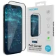 Roobix Full Cover rūdītais aizsargstikls iPhone 17 Pro Max ar aplikatoru, 0.3 mm, 2.5D, melns