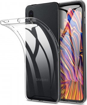 Samsung Galaxy Xcover Pro (SM-G715FN/DS) Clear Soft TPU Gel Cover Case, Transparent | Telefona Vāks Apvalks Pārvalks