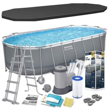 Каркасный бассейн Bestway 56710 Power Steel 549x274x122 см
