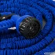 Растягивающийся садовый шланг с пистолетом 5-15м, синий