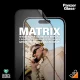 PanzerGlass Matrix Ultra-Wide-Fit hybrid glass for iPhone 15 with positioner