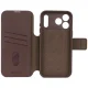 Decoded Leather Detachable Wallet Case for iPhone 17 Pro, Brown