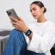 Ремешок Tech-Protect NylonLoop для Apple Watch 40 / 41 / 42 мм, светло-голубой