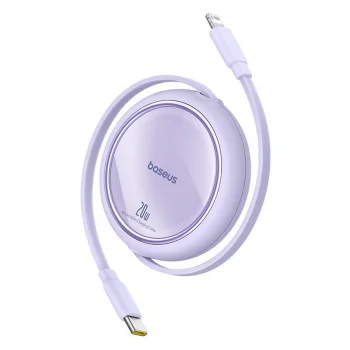 USB-C uz Lightning kabelis Baseus Free2Pull 20W 1m Violets