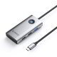 Orico PW11-5P USB-C Hubs (1x USB-A 3.0, 2x USB-A 2.0, 1x USB-C PD, 1x HDMI), Pelēks