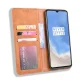 OnePlus 7T Vintage Style Magnetic Leather Wallet Protective Case Cover, Brown | Чехол для Телефона...