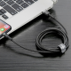 Baseus Cafule USB to Apple iPhone Lightning Data Charging Cable 2.4A, 0.5m, Black | Провод для Зарядки...