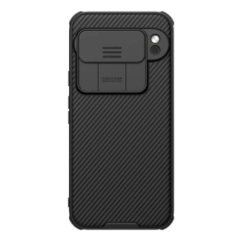 Google Pixel 9 Pro Nillkin CamShield Pro Case Cover with Camera Protection Shield, Black | Чехол для...