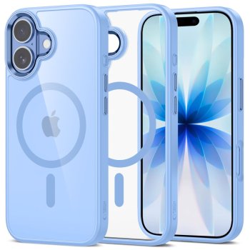 Tech-Protect MagMat MagSafe Phone Case Cover iPhone 17 - Transparent Blue