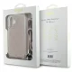 Guess iPhone 16 vāciņš Crossbody Cord 4G Print, rozā
