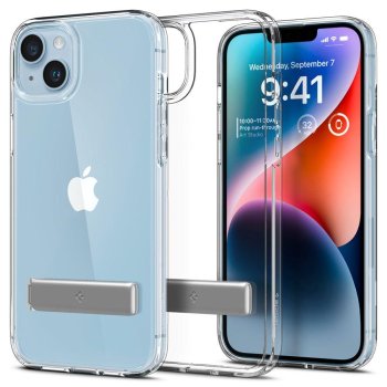 Apple iPhone 14 Plus 6.7'' Spigen Ultra Hybrid S Case Cover, Crystal Clear