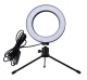 Gredzenveida Riņķa Lampas LED Gaismas Komplekts ar Statīvu / Tripodu | Ring Light Lamp with Tripod for Photo Video...