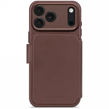 Decoded ādas Backcover vāciņš ar MagSafe iPhone 17 Pro Max tālrunim – pelēks | Phone Case Cover