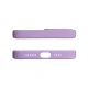 Vāciņš iPhone 12 Pro Max Design Case ar ziedu rakstu, caurspīdīgs un violets