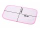 Protective Ironing Mesh Cloth for Delicate Fabrics, Heat Resistant Scorch Guard 50x30 cm, Pink