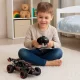 Tālvadības apvidus auto RC 1:18 ar aizmugurējo piedziņu un 3.7V 500mAh akumulatoru
