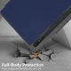 Samsung Galaxy Tab S9 Ultra (SM-X910, SM-X916B) Tri-fold Stand Design Leather Case Cover, Blue | Чехол...