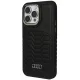 Audi iPhone 14 Pro Case Synthetic Leather MagSafe, Black
