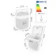 Автомобильный холодильник Berdsen Icemax 29 л с режимом ECO, темно-серый