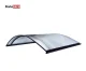 Арочный козырек STARKEDACH R-160, 160x100x35 см, темно-серый
