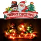Подвесное светодиодное новогоднее украшение на окно Merry Christmas XXL...