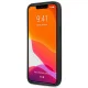 AMG Debossed Lines iPhone 14 Pro ādas aizsargvāciņš, melns