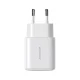 Сетевое зарядное устройство Joyroom JR-TCF21 USB-C / USB-A 20W PD / QC 3.0 белое (UK)