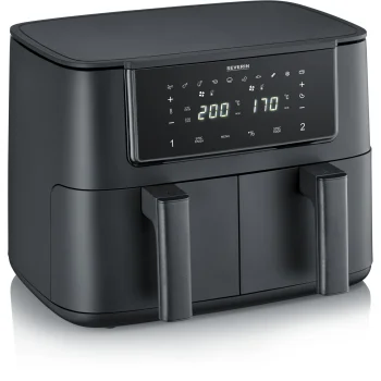 Аэрофритюрница Severin FR 2463 2x 4 л 2600Вт, черная