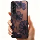 Tech-Protect Lamano MagSafe vāciņš Samsung Galaxy A57 5G, brūns un violets