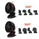 Ruhhy 00025567 Wireless Desk Fan with Clip, 1200mAh, Black