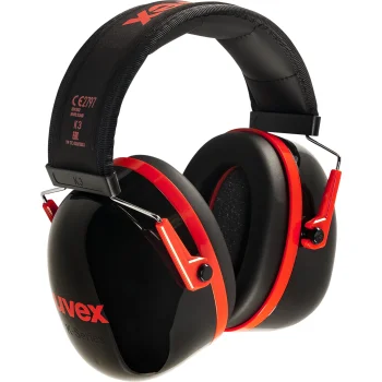 Защитные наушники uvex K3, 33 дБ, черные / красные