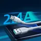 Joyroom S-UM018A13 USB-A uz Micro USB kabelis 2.4A, 2m, balts