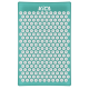KiCA AuraSpike Acupressure mat acupuncture massage mat + Pillow (62 x 41cm, Green)