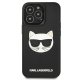 Apple iPhone 13 Pro 6.1\" Karl Lagerfeld 3D Rubber Choupette Case Cover (KLHCP13LCH3DBK), Black | Telefona Maciņš...