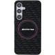 Mercedes AMG Samsung Galaxy S24 Case Silicone Carbon Pattern MagSafe, Black