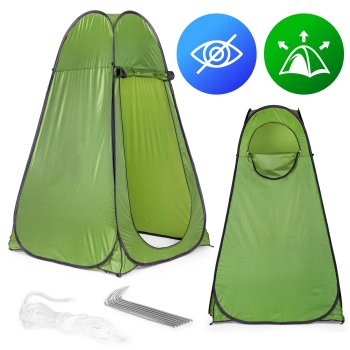 Pop-up privacy shower & changing tent for camping MultiGarden, green