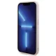 Guess iPhone 15 Pro Max vāciņš Quilted Metal Logo, rozā