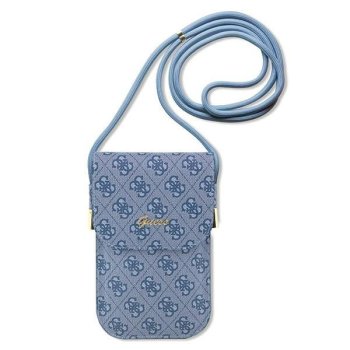 Guess Laptop Backpack Bag Handbag, Blue Metal Script Logo